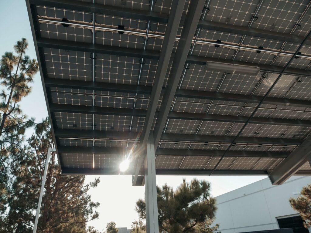 Green Energy Technologies Whitsundays Solar Panel from below