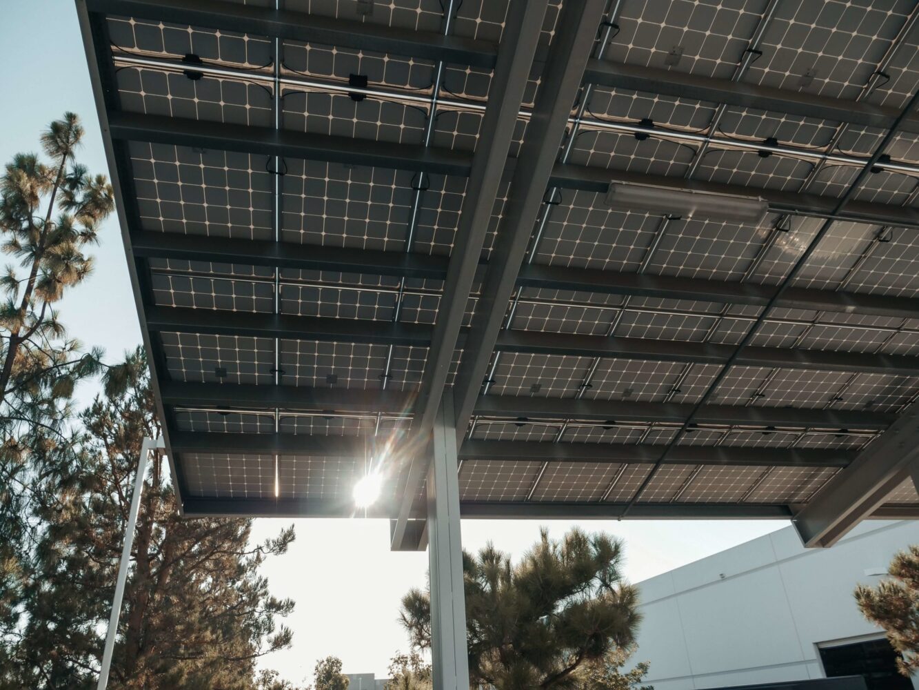 Solar Panel from below