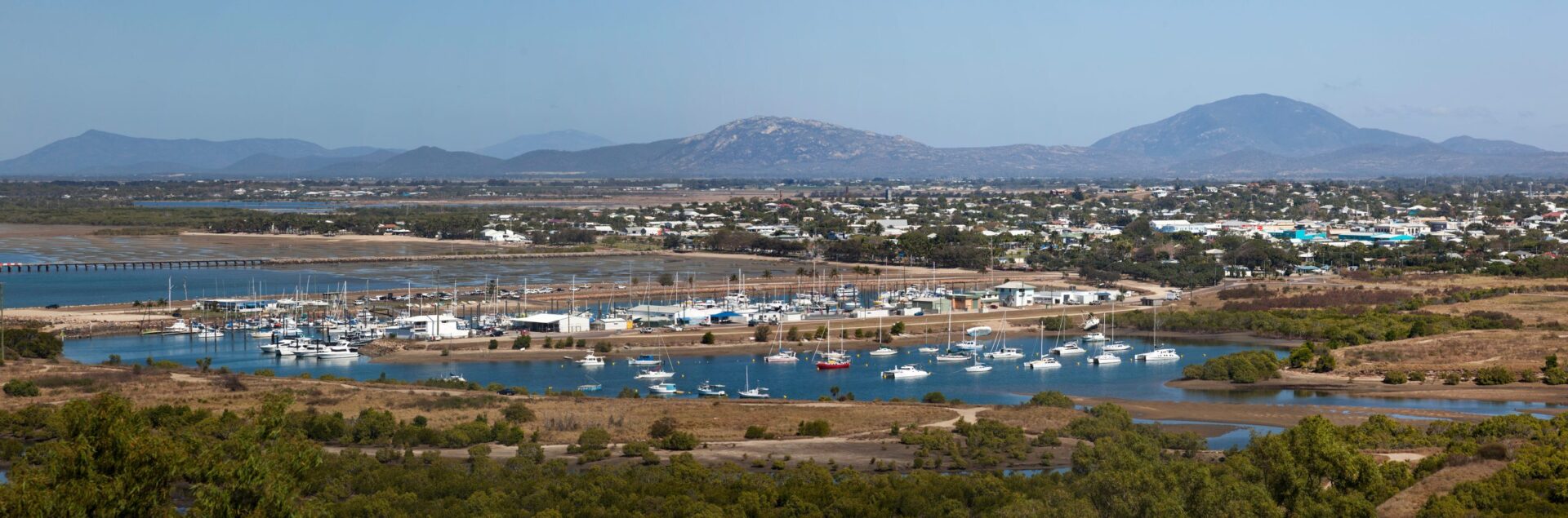 A marina at Bowen