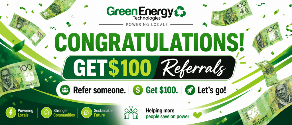 GET$100 Team Referrals GET100 Congrats Banner Graphic