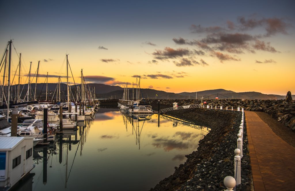 Sunset at Airlie Beach